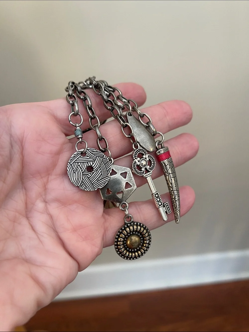 The SAK Bohemian Style - Tribal Multi Charm Key Chain - Bag Charm